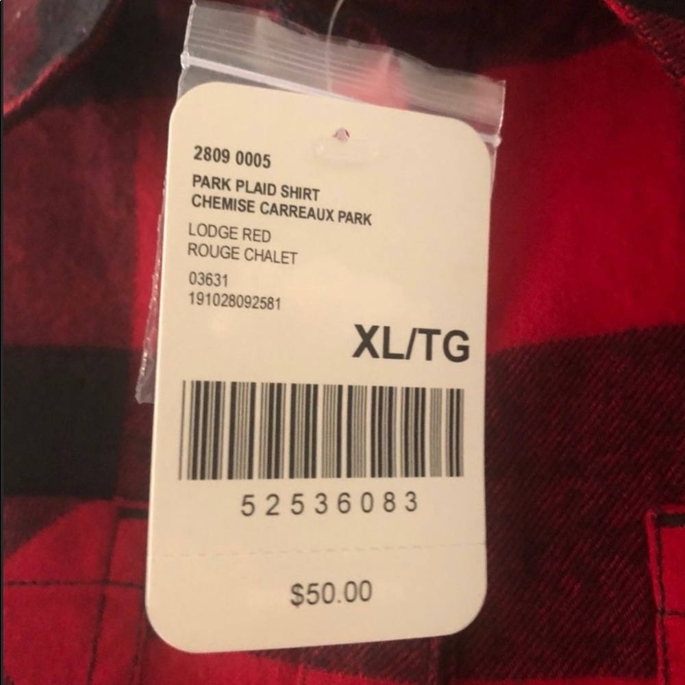 🙃🆕 ROOTS KIDS XL Kids Flanel Plaid Button Down Shirt - Picture 5 of 5